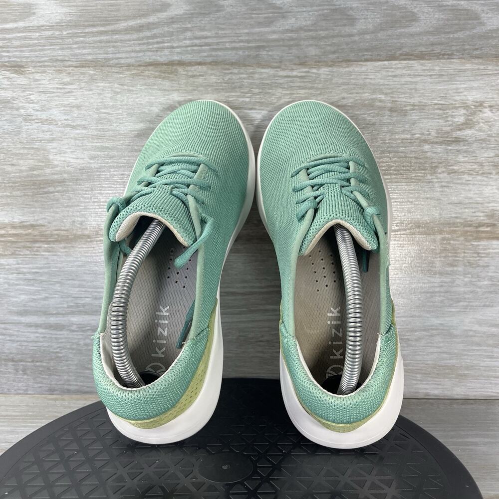 Kizik Women’s Madrid Eco Knit Handsfree Blue & Green Athletic Sneakers Size 9 - Picture 6 of 9